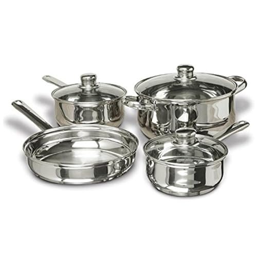 Figmint 7-Piece Stainless Steel Cookware Set - Premium Quality