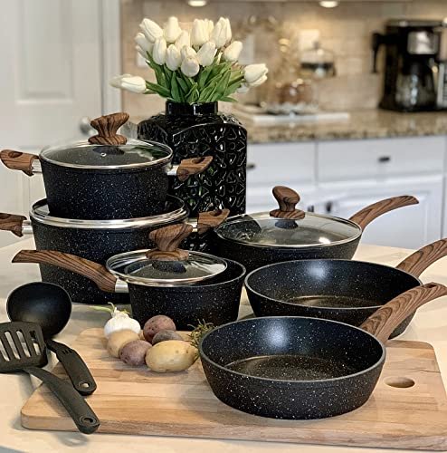 Figmint 12 Piece Cookware Set - Complete Kitchen Collection